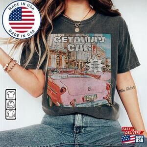 T4ylor Music Shirt Album Cover Retro Get Away Car  Unisex